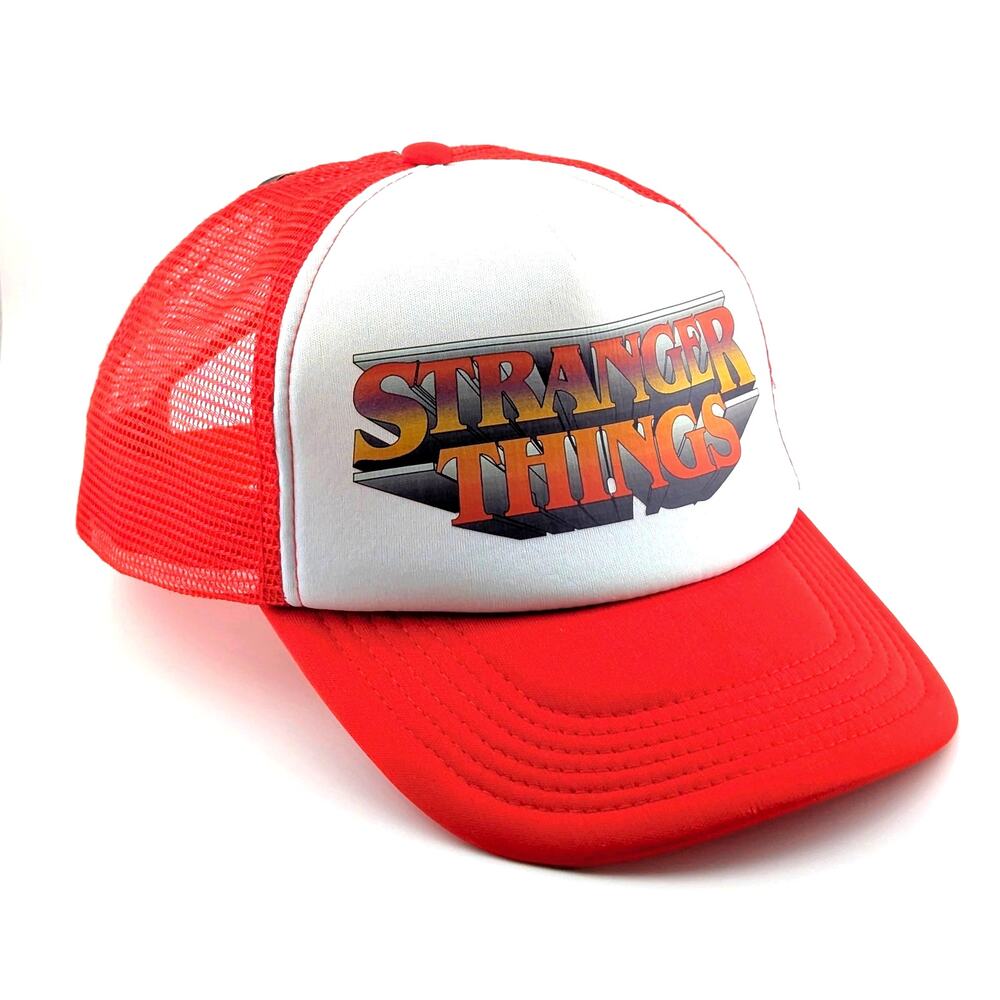 Loungefly Stranger Things Snapback Trucker Hat Retro 80s Novelty Baseball Cap
